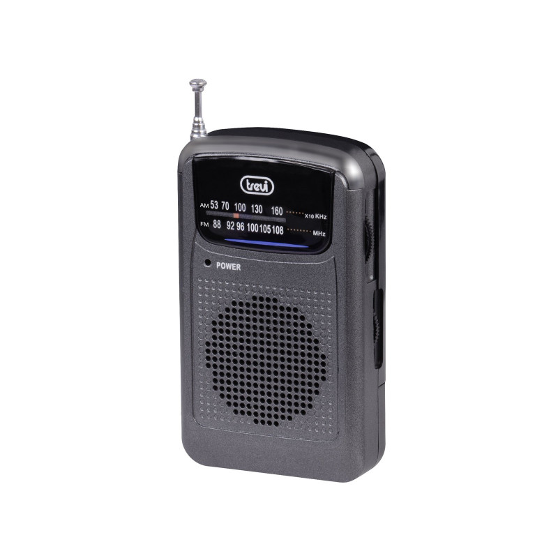 Radio portatile trevi radiolina ra 710 grigio