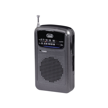 Radio portatile trevi radiolina ra 710 grigio