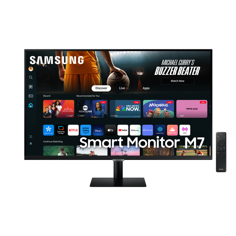 Tv led 32" samsung ls32dm700uuxen 4k uhd 3840x2160p smart tv