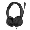 Cuffie nilox nxausb02 over-ear con microfono nero [nxausb02]