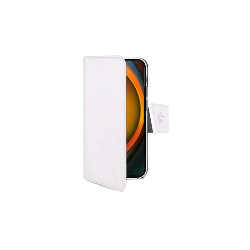 Custodia celly wally per iphone 16 pro bianco [wally1079wh]