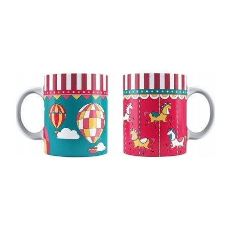 Set di tazze bialetti winter wonderland ngd24006 mug natale in ceramica