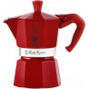 Caffettiera bialetti winter wonderland moka 3 tazze 150ml rosso [moka