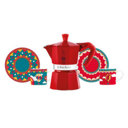 Set caffettiera bialetti winter wonderland caffettiera moka express