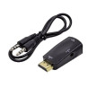 Mini convertitore hdmi / vga femmina gbc con audio nero [14.2800.23]