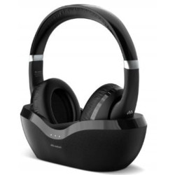 Cuffie meliconi 497338 cablato e wireless/bluetooth 3.5mm/20-20000hz/10m/nero