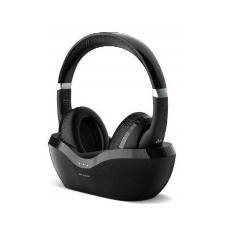 Cuffie meliconi 497338 cablato e wireless/bluetooth 3.5mm/20-20000hz/10m/nero