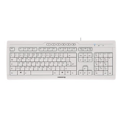 Tastiera cherry stream 3.0 cablato qwerty it grigio [g85-23200it-0]