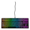 Tastiera cherry k4v2 tkl qwerty con cavo meccanica mx re nero [cx-k4v2-rgb-tkl-r-us]