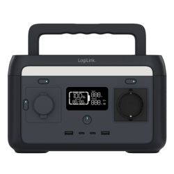 Centrale elettrica portatile logilink lifepo4 300w nero