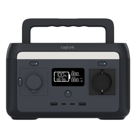 Centrale elettrica portatile logilink lifepo4 300w nero