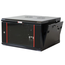 Armadio rack 19'' techly a muro 12u 450mm nero