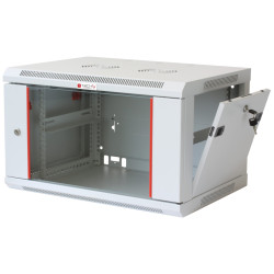 Armadio rack 19'' techly a muro 12u 600mm grigio