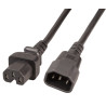 Cavo di alimentazione c14/c15 180 grado 10a/250v per dispositivi