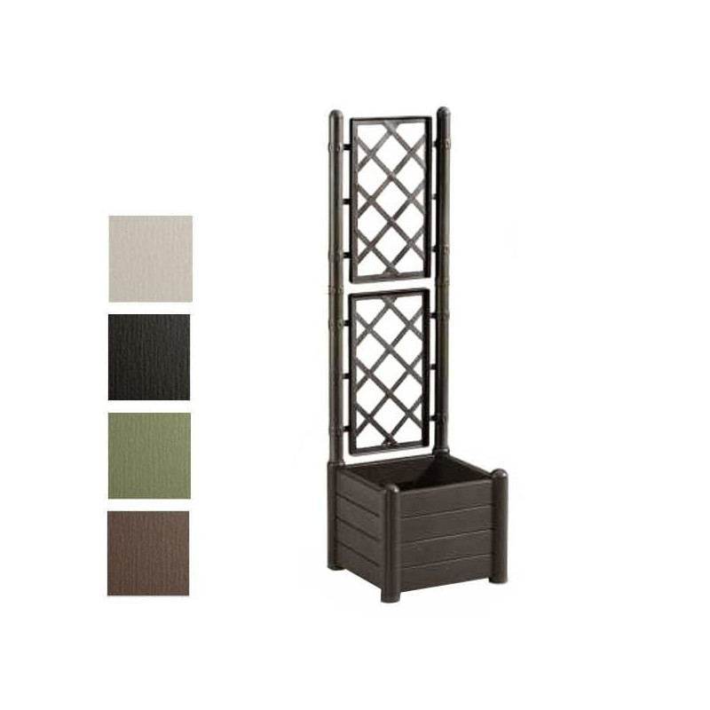 Fioriera ethica stefanplast 68802 36x36x140cm verde [68802]