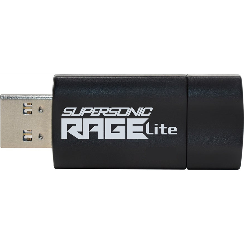 Pendrive 512gb patriot rage lite 120mb/s usb3.2 retrattile nero [pef512grlb32u]