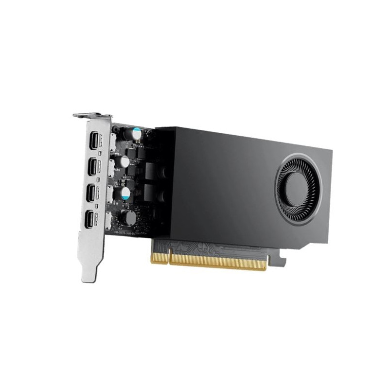 Scheda video nvidia pny rtx a400 4gb gddr6 64bit low profile nero