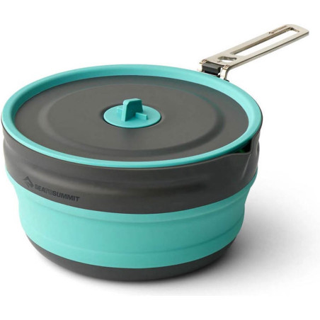 Pentola sea to summit frontier pieghevole 2.2l verde/grigio [ack025021-390201]