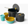 Set di pentole sea to summit frontier per 2persone 2l/3l/tazze/ciotole