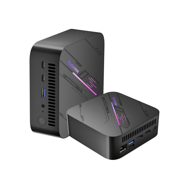 Barebone blackview mp100 r7-5825u/16gb/512gb ssd/w11p/nero [mp100-bk/bv/v5]