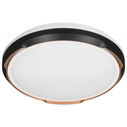 Plafoniera led activejet 24w nero/bianco/rame [aje-petrus 24w]