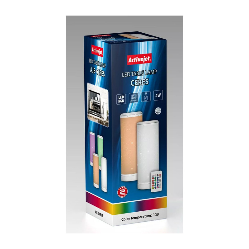 Lampada decorativa led activejet 4w bianco [aje-ceres rgb]