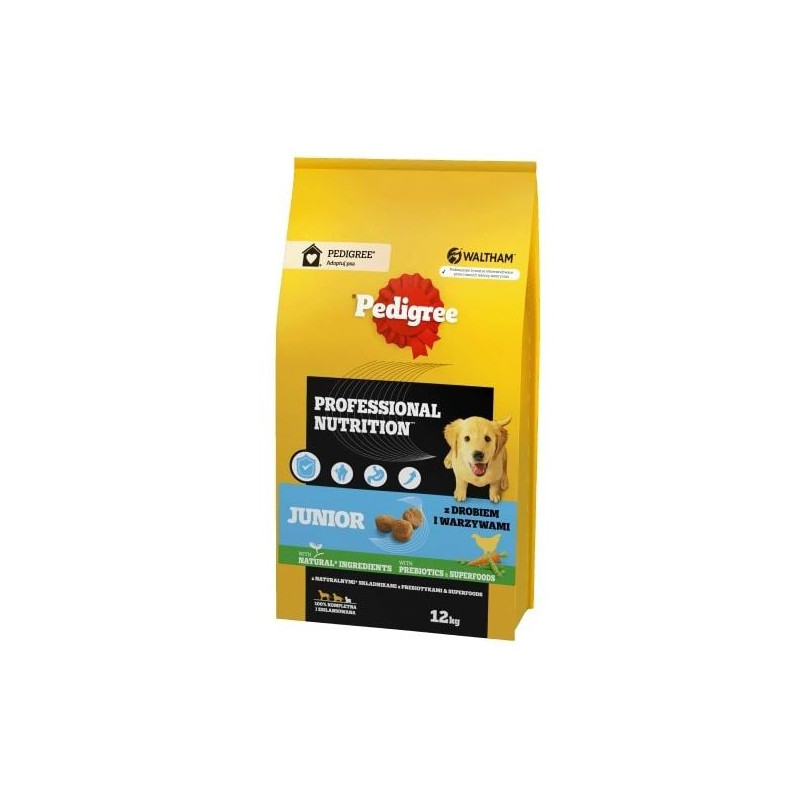 Mangime secco pedigree professional nutrition junior con pollame