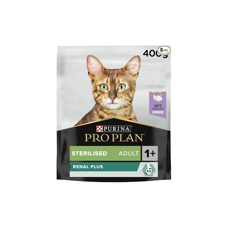 Mangime secco purina nestle pro plan sterilizzato renal plus/ricco