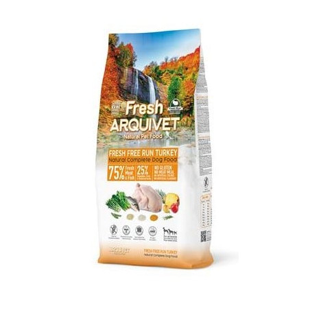 Cibo semiumido per cani arquivet fresco tacchino/pesce 10kg