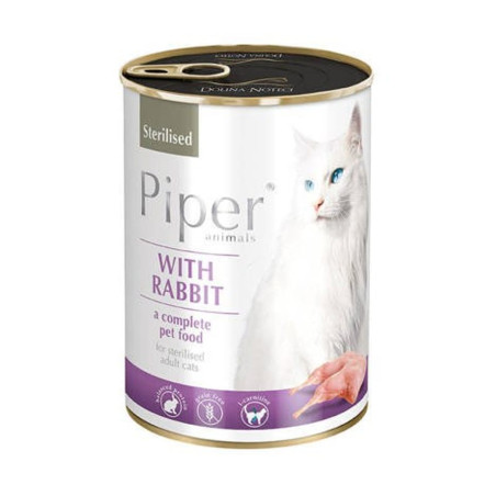 Cibo umido dolina noteci piper animals sterilizzati con coniglio