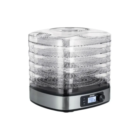 Disidratatore mpm msg-12 con 5 rack per funghi e frutta grigio