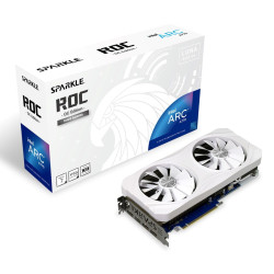 Scheda video intel sparkle arc a770 roc luna 16gb gddr6 256bit bianco