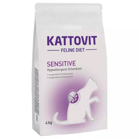 Cibo secco kattovit sensitive per gatti 4kg