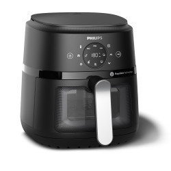 Friggitrice ad aria philips na221/00 serie 2000 airfryer 4.2l argento/nero