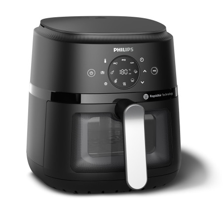 Friggitrice ad aria philips na221/00 serie 2000 airfryer 4.2l argento/nero