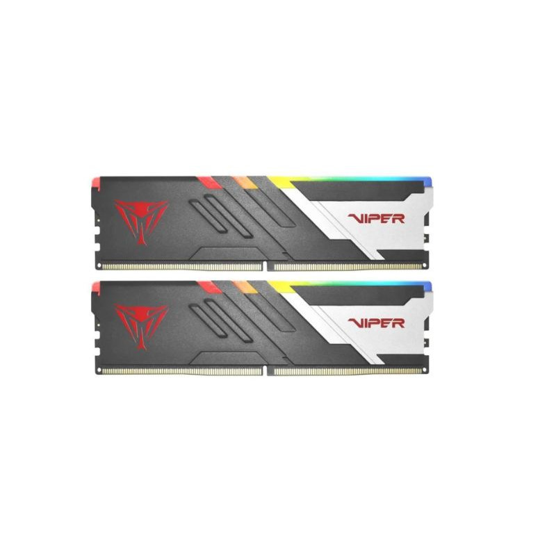Ram dimm ddr5 2x16gb patriot viper venom rgb 6000mhz cl30 1.35v grigio/nero