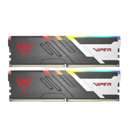 Ram dimm ddr5 2x16gb patriot viper venom rgb 6000mhz cl30 1.35v grigio/nero