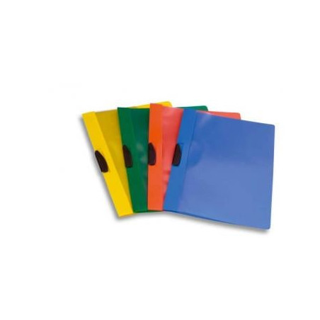 Cartellina con fermafogli fellowes a molla video clipper f006 azzurro