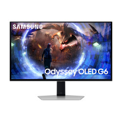 Monitor oled 27'' samsung odyssey g6 ls27dg600suxen qhd 2560x1440/0.03ms/g/argento