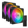 Ventola cooler master mobius 120p argb 120x120x25 confezione da 3