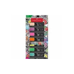 Astuccio in cartone faber cf8 per 8 evidenziatori castell tl 46 graffiti