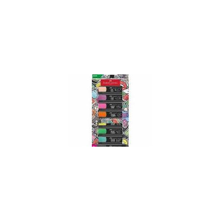 Astuccio in cartone faber cf8 per 8 evidenziatori castell tl 46 graffiti