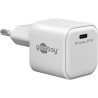 Caricatore goobay usb-c bianco [65370]