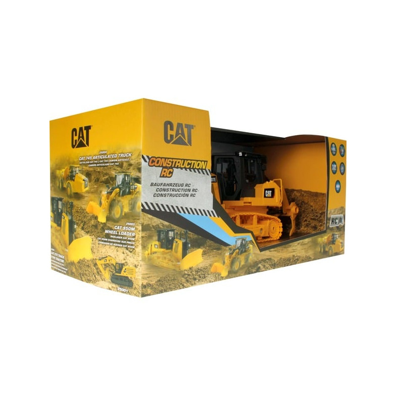 Modellino carrera bulldozer rc cat d7e 1/24 multicolore [37025002]