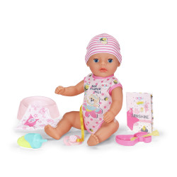 Bambola zapf creation babyborn little baby girl 36cm multicolore