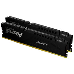 Ram dimm ddr5 64gb kingston 6000mhz cl30 1.35v nero [kf560c30bbek2-64]