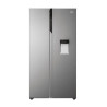 Frigorifero haier hsr5918dwmp retro combinato 521l classe d platino/acciaio