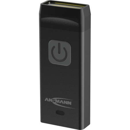 Lampada portachiavi ansmann kl80r a led 80lm ricaricabile nero [1600-0505]