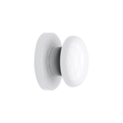 Appendiabiti bagno xtra 11430 knob 6.5cm bianco [r5580]
