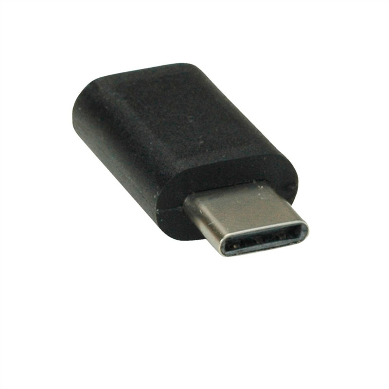 Adattatore usb 2.0 value micro b-c f/m nero